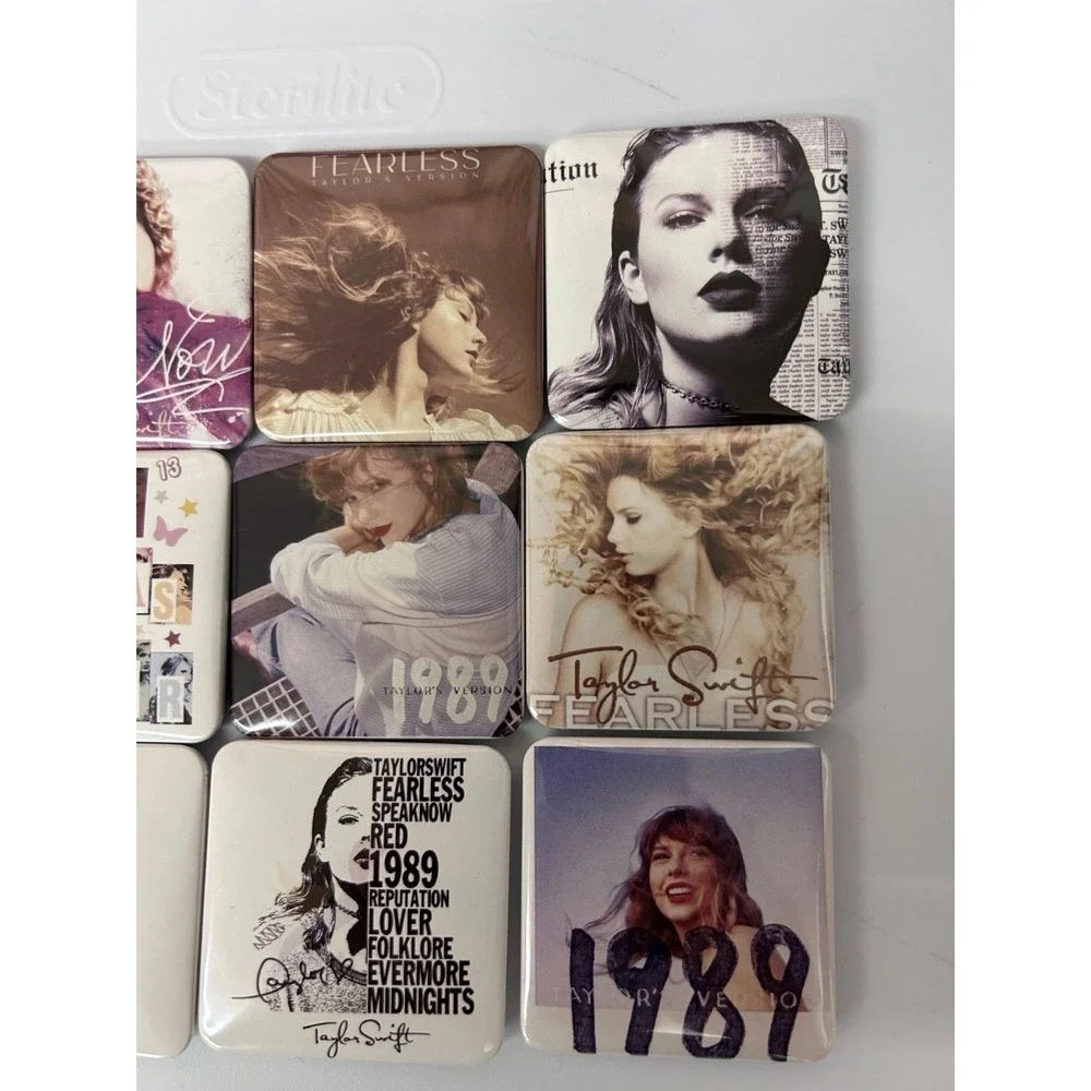 Lot of 12 taylor swift fridge magnets 2x2